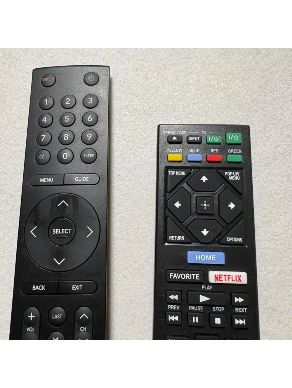 Sony RMT-VB201U Blu-ray Remote Control and Funtai 781A TV Remote Bundle